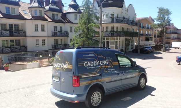 Volkswagen Caddy CNG – Furgon na gazie
