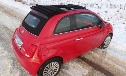 Fiat 500C Hybrid Red – Red i zimna pora roku