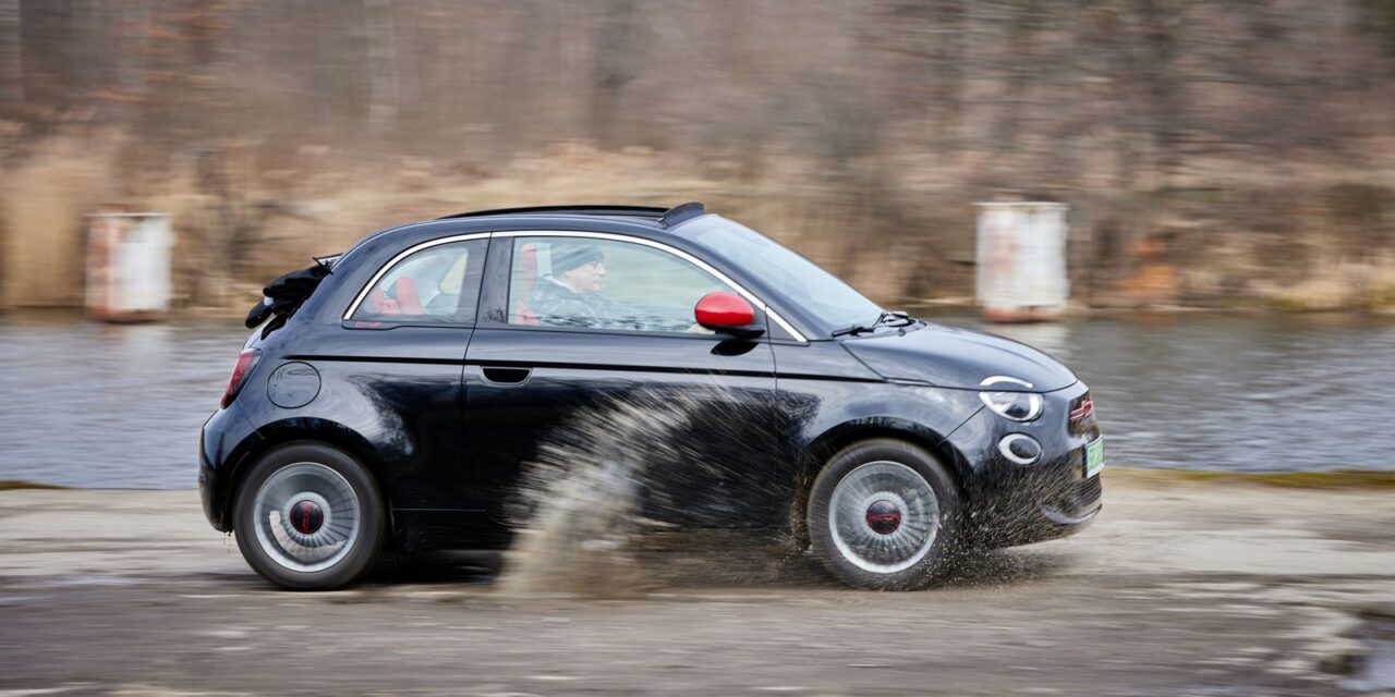 Fiat 500C Red Electric – Czarny Red