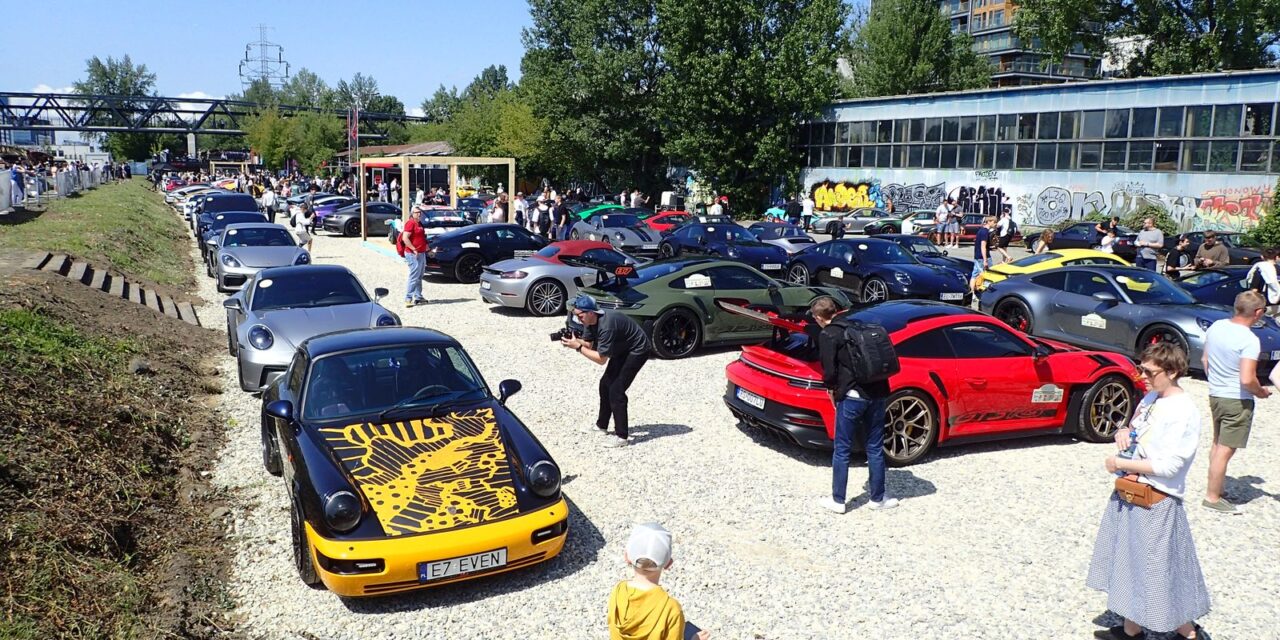 AirWater – Porsche na tle lokomotyw