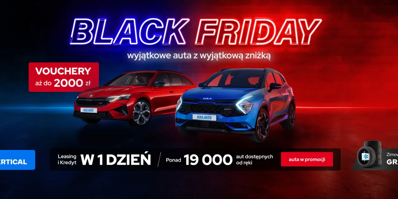 Black Friday w AAA Auto – Tanieją samochody używane